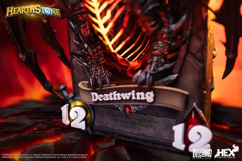 Hearthstone 3D umjetnički okvir statua Deathwing 34 cm fotografija proizvoda