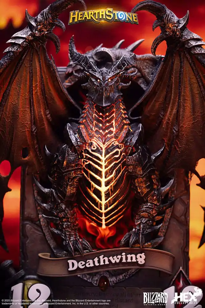Hearthstone 3D umjetnički okvir statua Deathwing 34 cm fotografija proizvoda