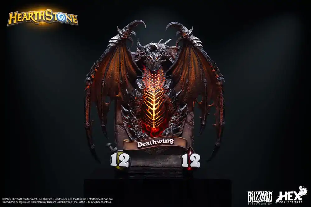 Hearthstone 3D umjetnički okvir statua Deathwing 34 cm fotografija proizvoda