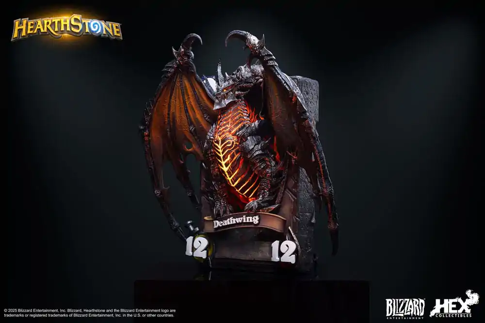 Hearthstone 3D umjetnički okvir statua Deathwing 34 cm fotografija proizvoda