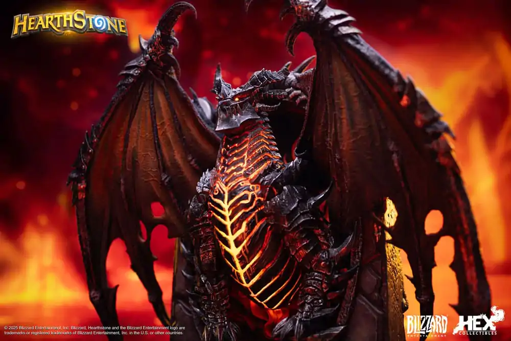 Hearthstone 3D umjetnički okvir statua Deathwing 34 cm fotografija proizvoda