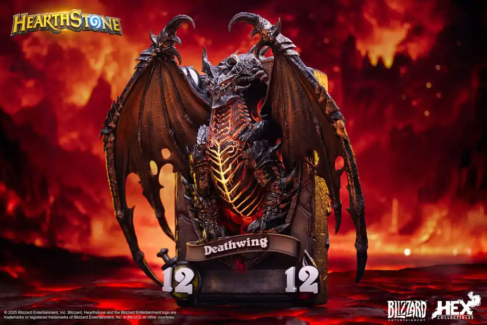 Hearthstone 3D umjetnički okvir statua Deathwing 34 cm fotografija proizvoda
