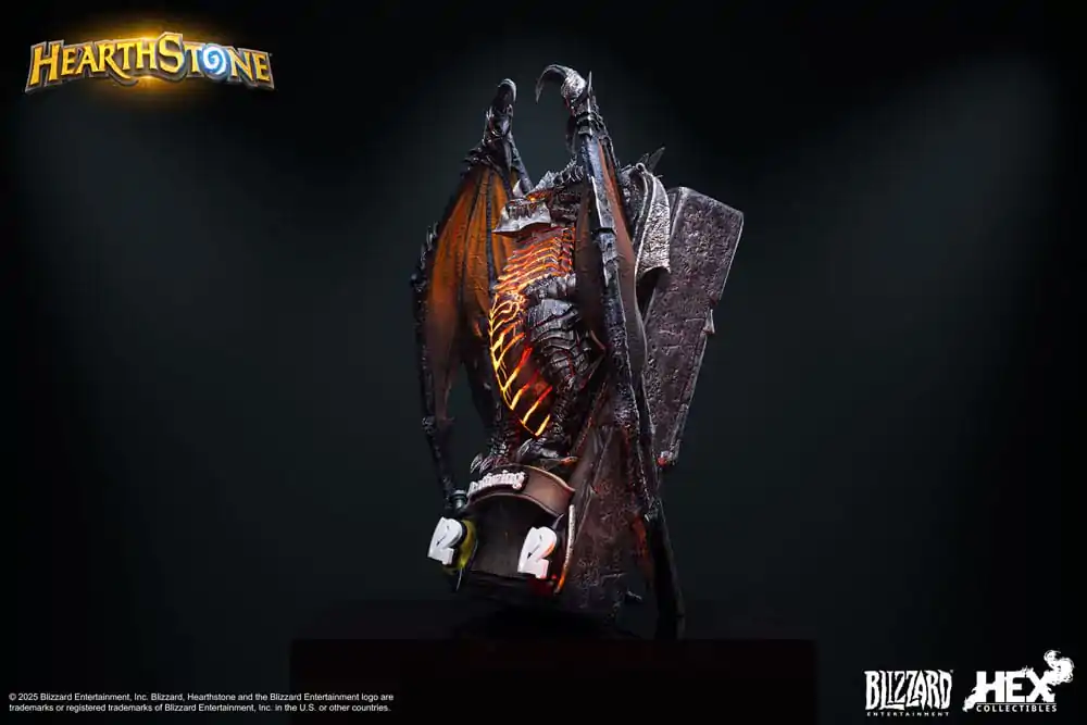Hearthstone 3D umjetnički okvir statua Deathwing 34 cm fotografija proizvoda