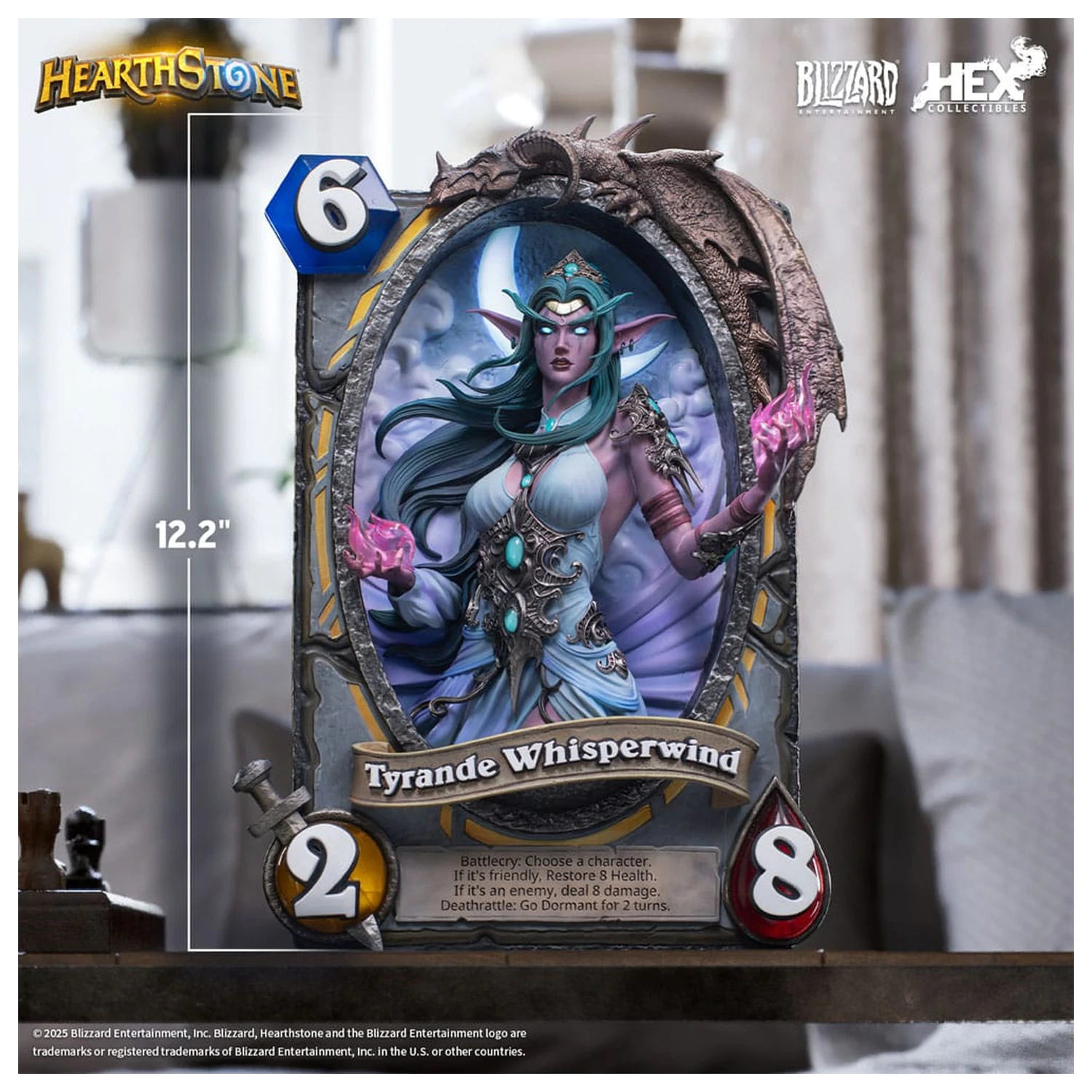 Hearthstone 3D Art Okvir Kip Tyrande Whisperwind 31 cm fotografija proizvoda