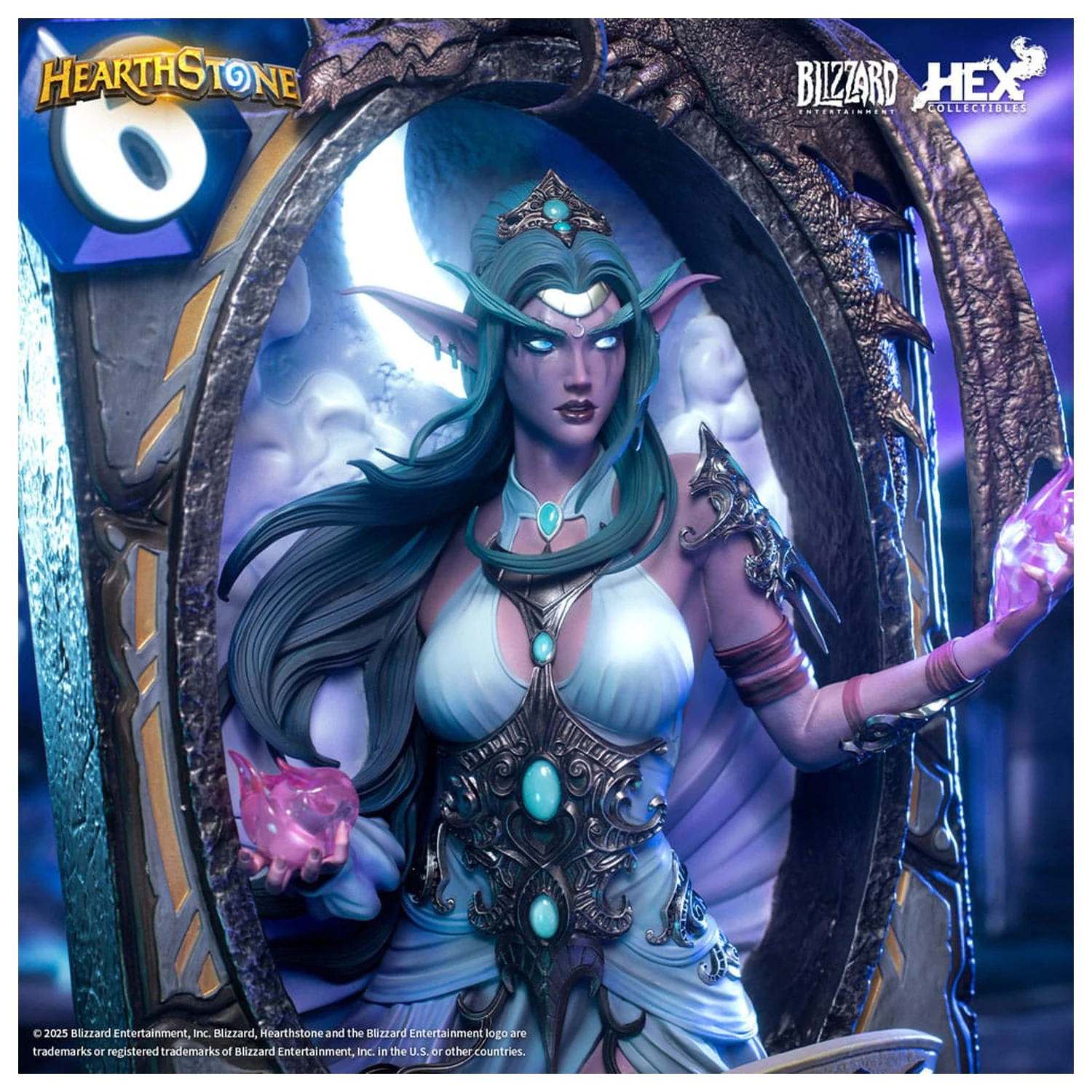 Hearthstone 3D Art Okvir Kip Tyrande Whisperwind 31 cm fotografija proizvoda