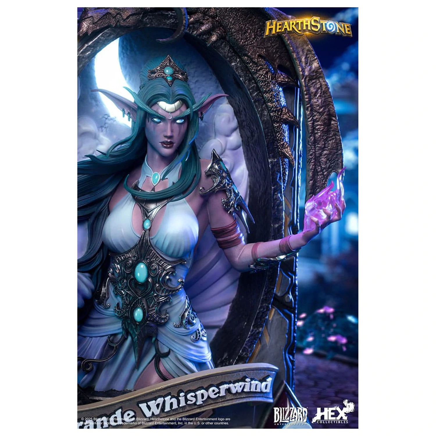 Hearthstone 3D Art Okvir Kip Tyrande Whisperwind 31 cm fotografija proizvoda