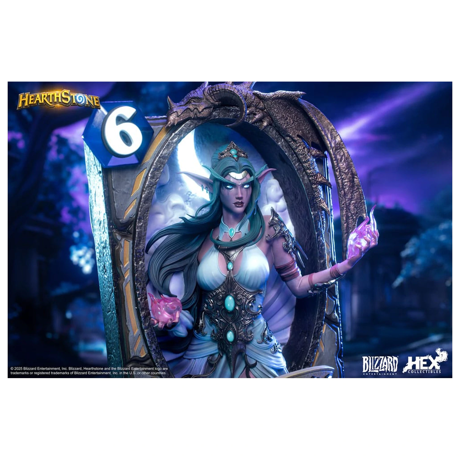 Hearthstone 3D Art Okvir Kip Tyrande Whisperwind 31 cm fotografija proizvoda