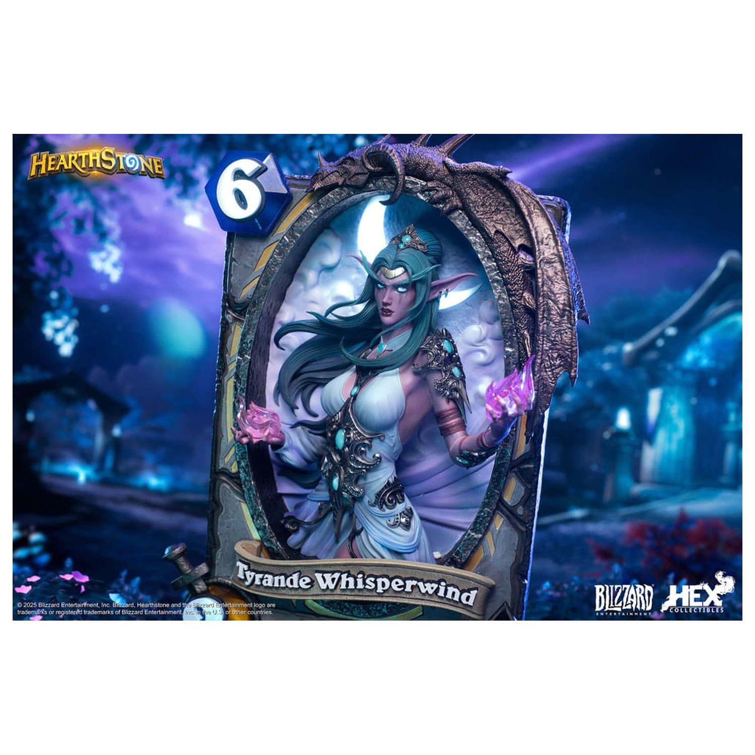 Hearthstone 3D Art Okvir Kip Tyrande Whisperwind 31 cm fotografija proizvoda