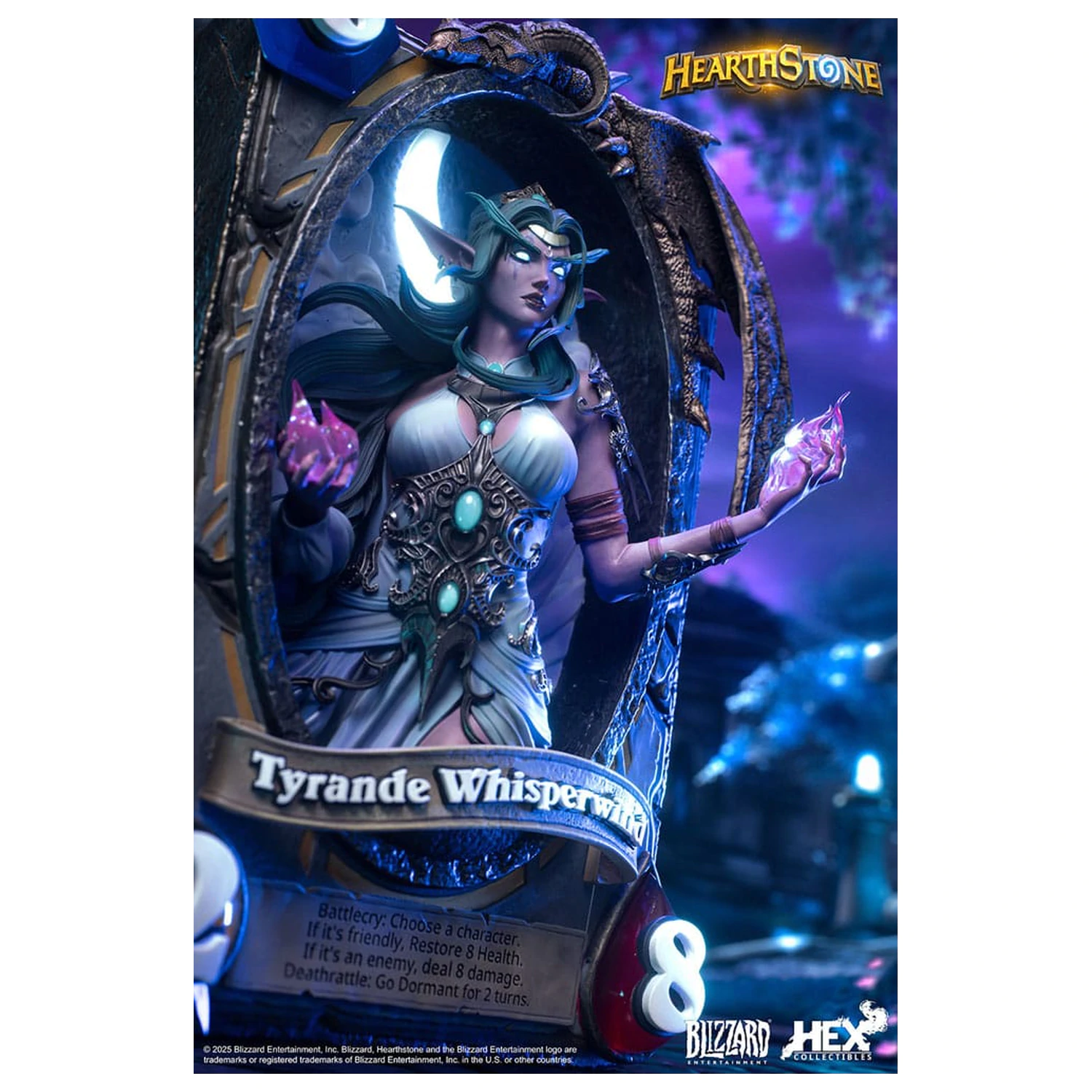 Hearthstone 3D Art Okvir Kip Tyrande Whisperwind 31 cm fotografija proizvoda