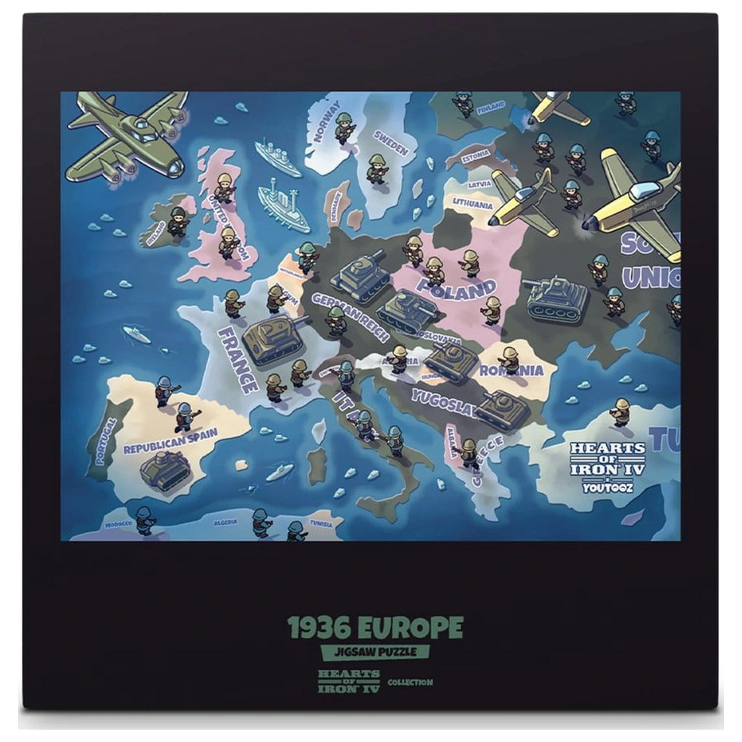 Hearts of Iron Slagalica 1936 Europa fotografija proizvoda