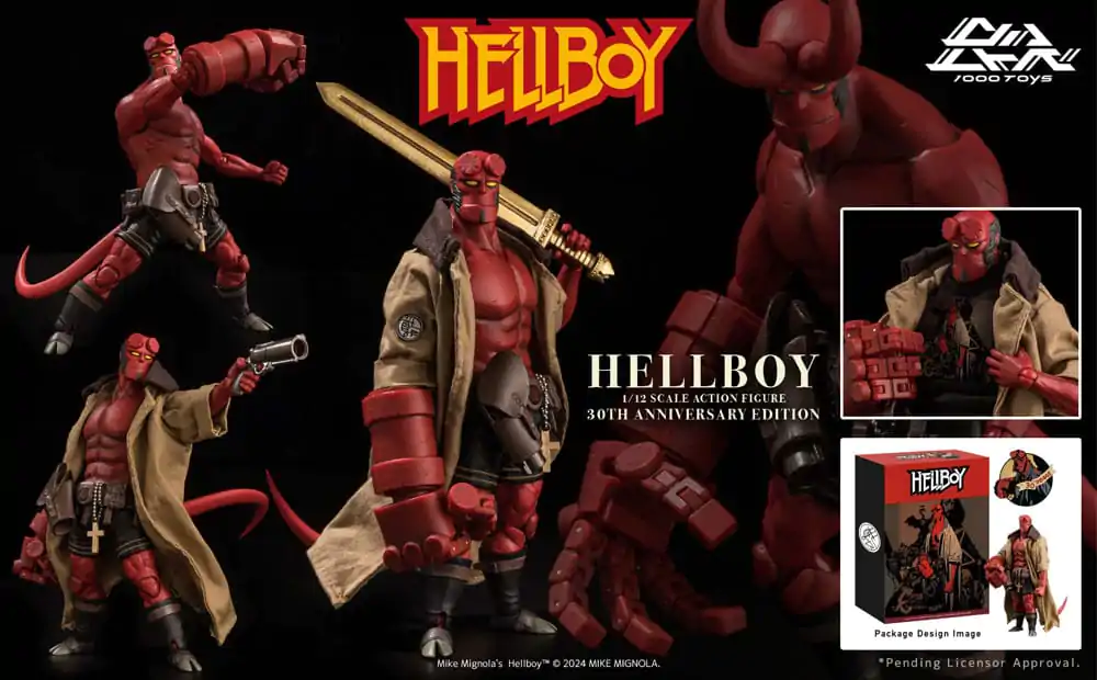 Akcijska figura Hellboy 1/12 Hellboy 30th Anniversary Edition 19 cm fotografija proizvoda