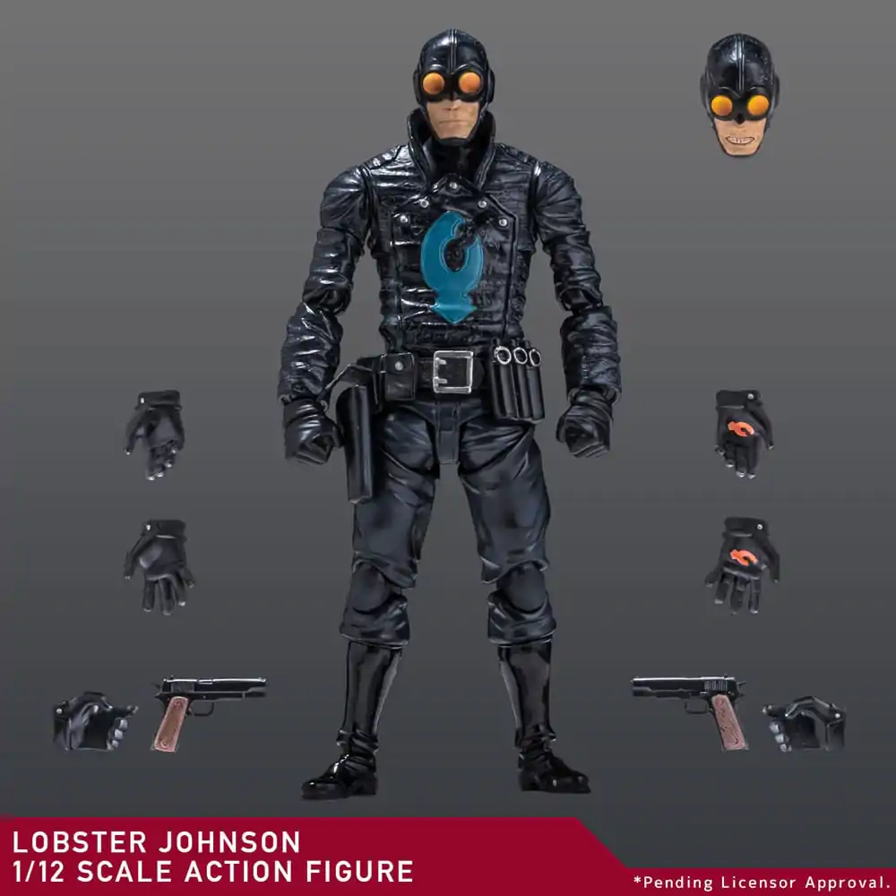 Hellboy akcijska figura 1/12 Lobster Johnson 17 cm fotografija proizvoda