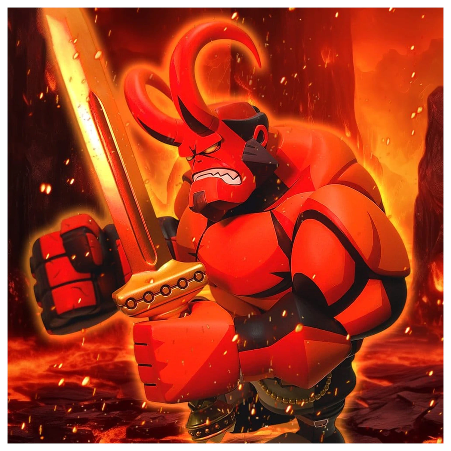 Hellboy Bulkyz vinilna figura 29 cm fotografija proizvoda