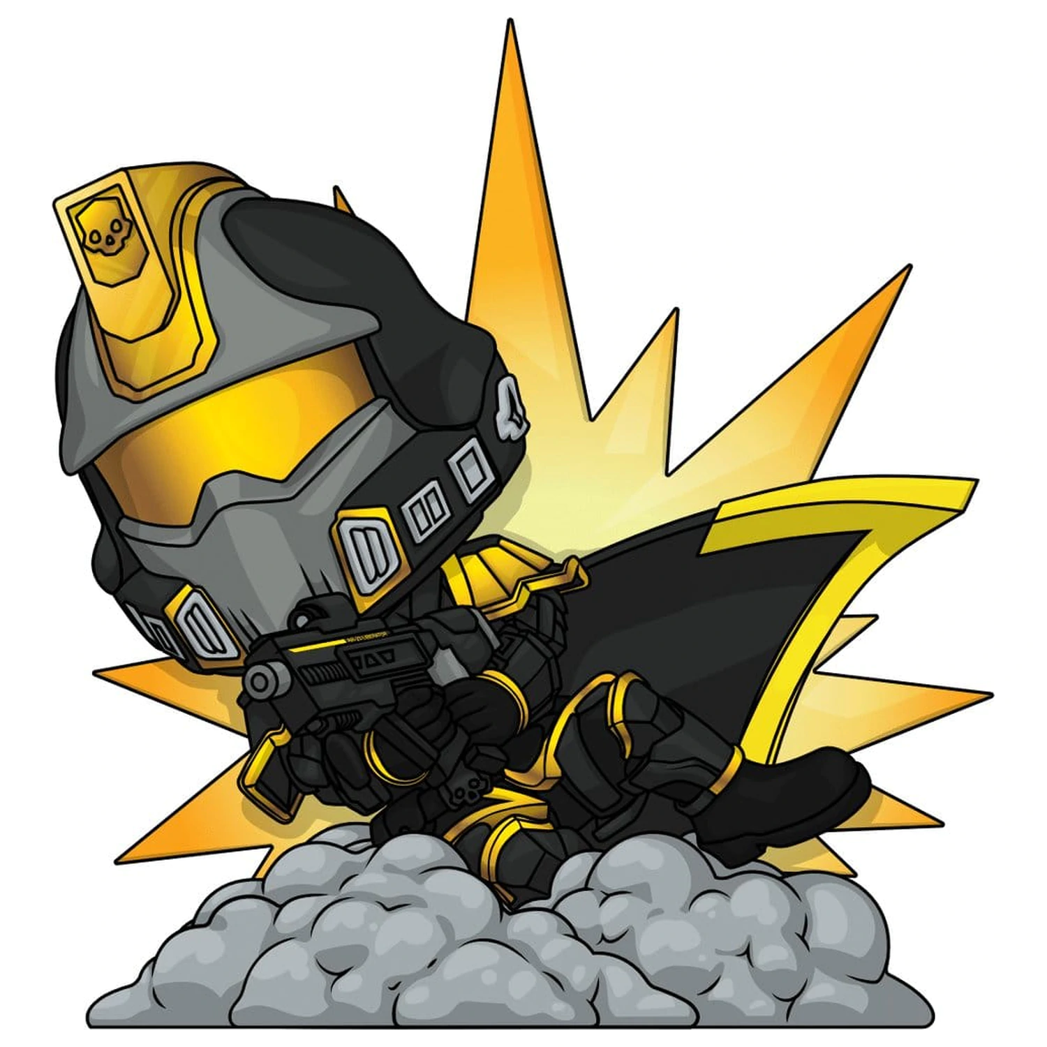 Helldivers 2 vinilna figura Hero of the Federation 10 cm fotografija proizvoda
