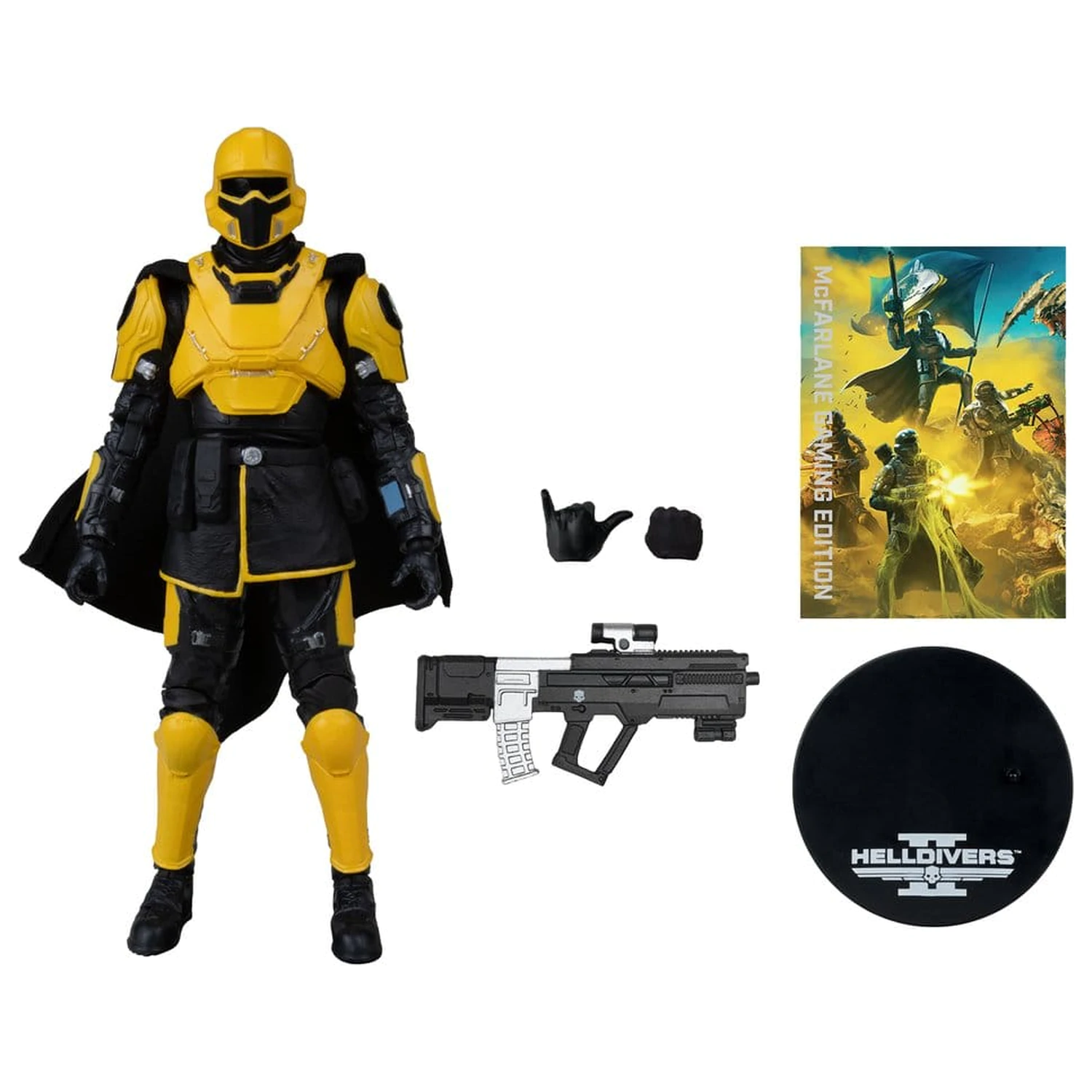 Helldivers II McFarlane Gaming Edition Akcijska figura T4-40 Gold Eagle 18 cm fotografija proizvoda