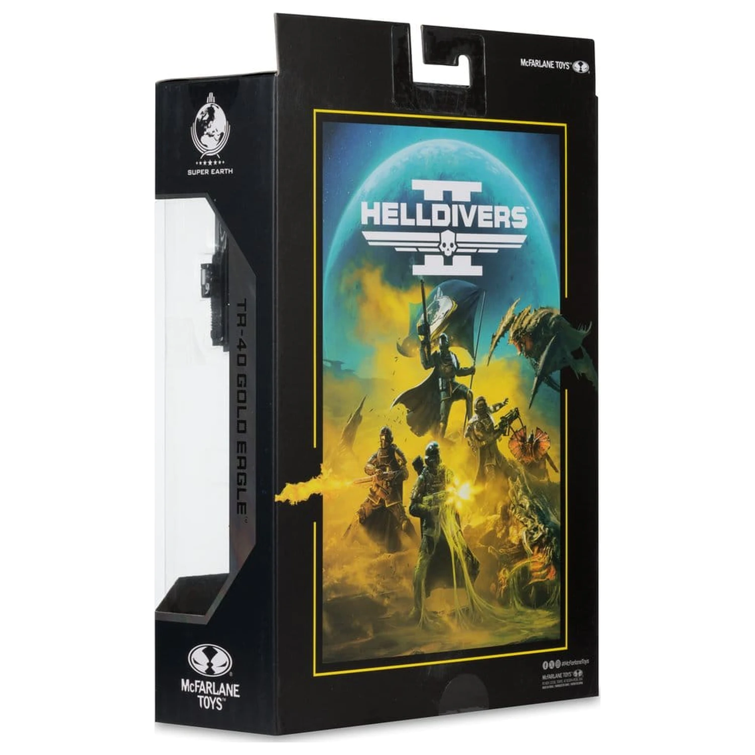 Helldivers II McFarlane Gaming Edition Akcijska figura T4-40 Gold Eagle 18 cm fotografija proizvoda