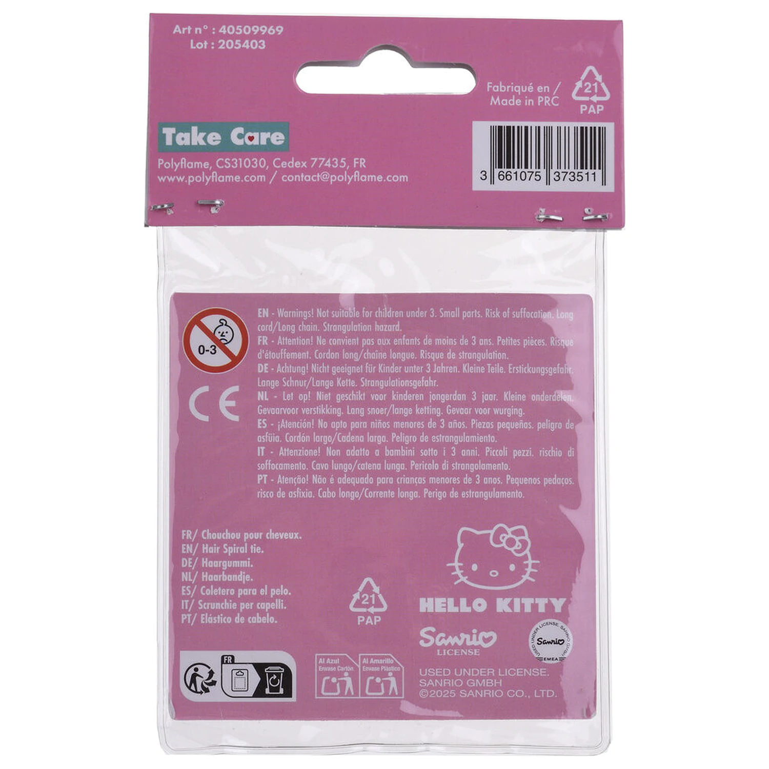 Hello Kitty pack 2 gumice za kosu fotografija proizvoda