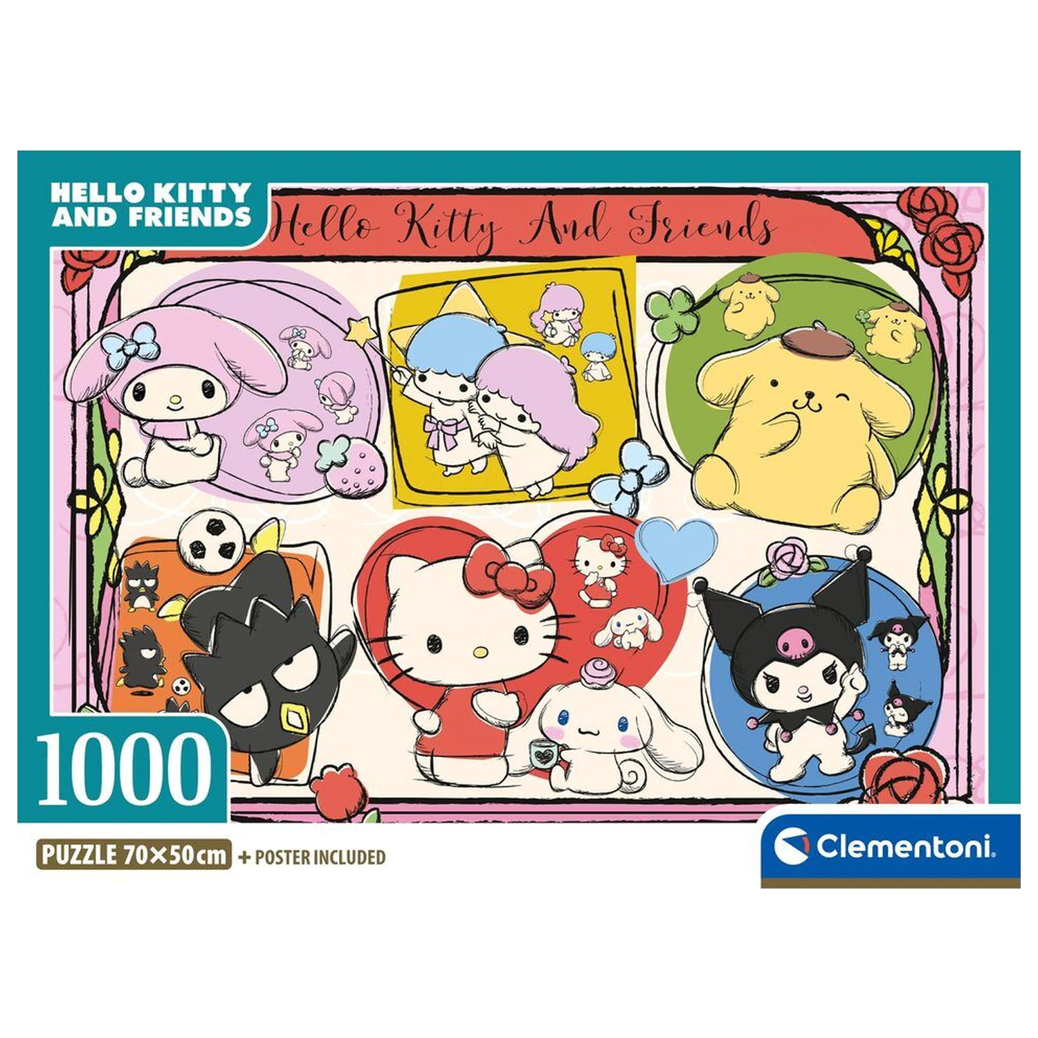 Hello Kitty 2 slagalice 1000 komada fotografija proizvoda