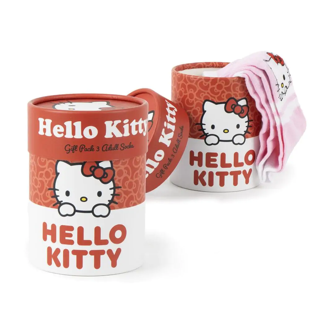 Hello Kitty paket 3 para čarapa za odrasle fotografija proizvoda