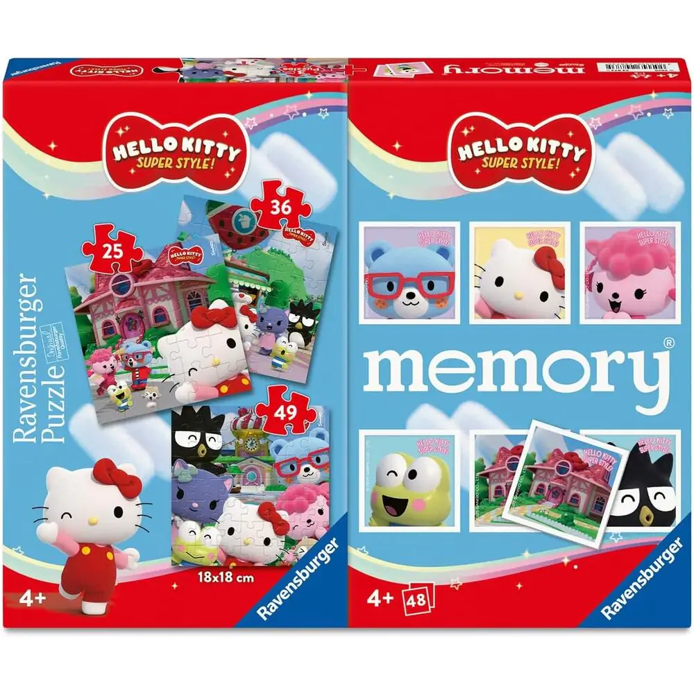 Hello Kitty 3 slagalice i memory multipack fotografija proizvoda
