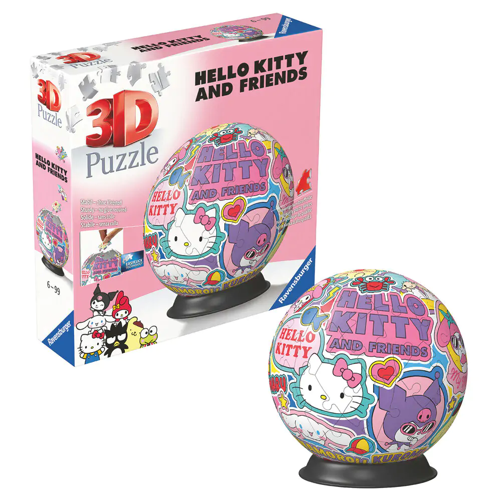 Hello Kitty 3D puzzle 72 komada fotografija proizvoda