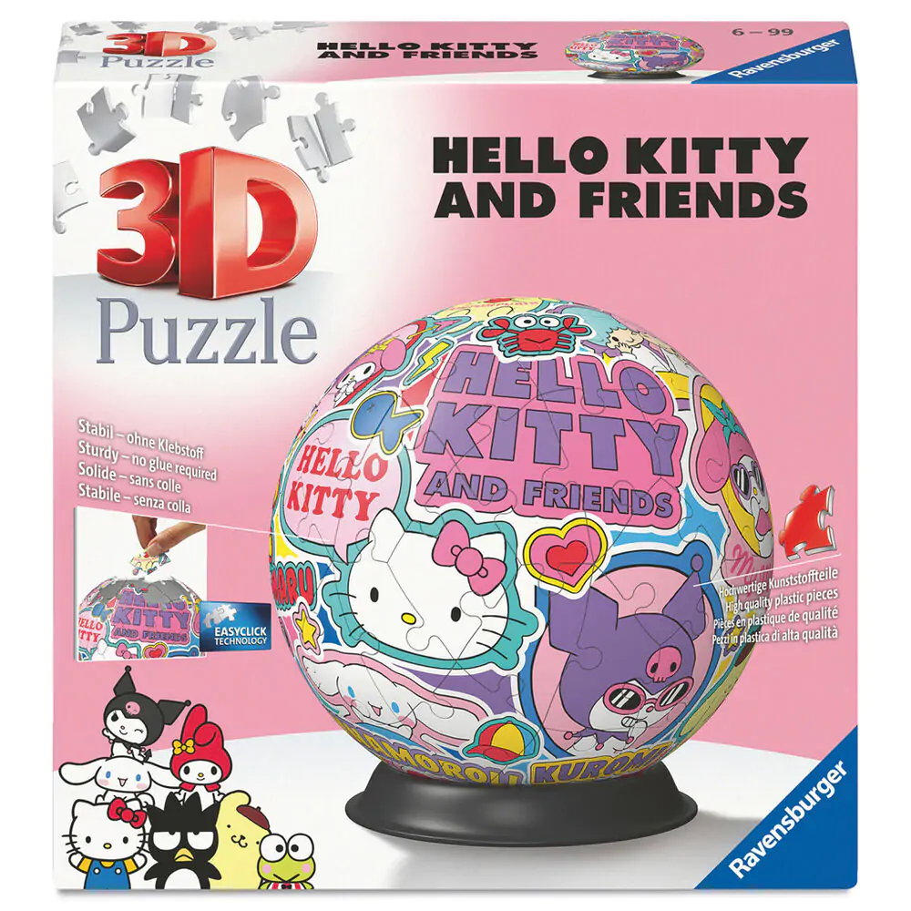 Hello Kitty 3D puzzle 72 komada fotografija proizvoda