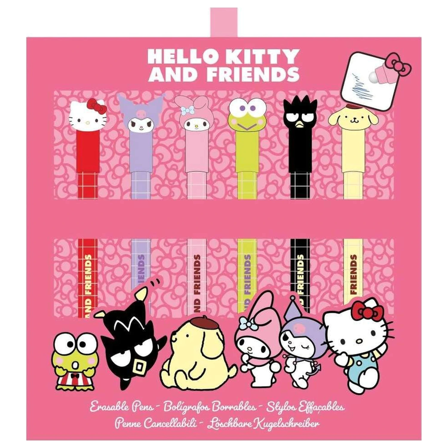 Hello Kitty and Friends pakiranje od 6 kemijskih olovaka fotografija proizvoda