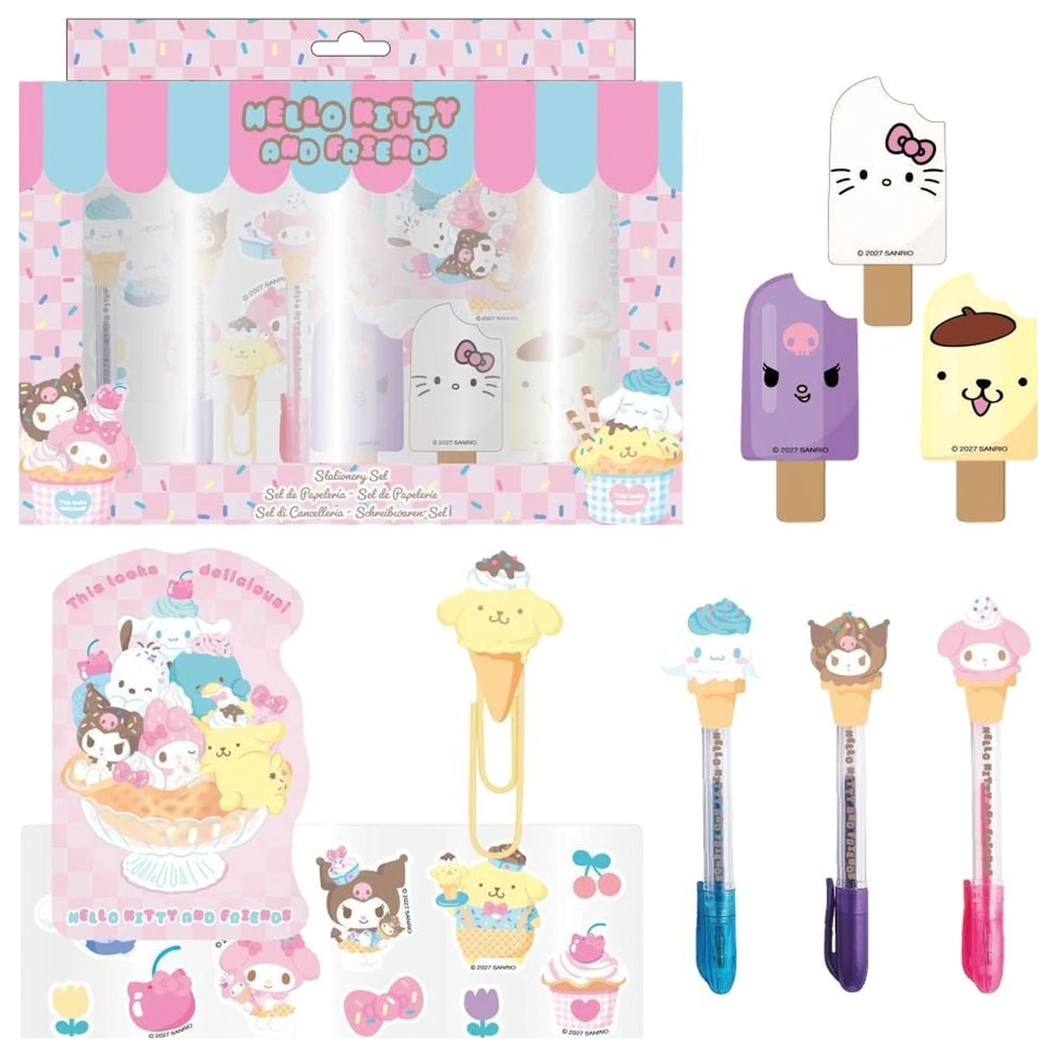 Hello Kitty and Friends komplet pisaćeg pribora fotografija proizvoda