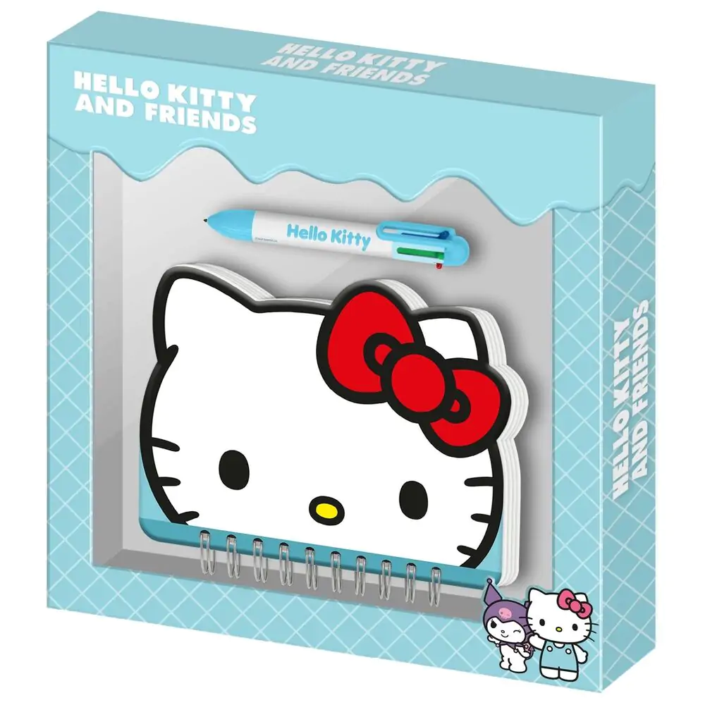 Hello Kitty and Friends dnevnik i kemijska olovka fotografija proizvoda