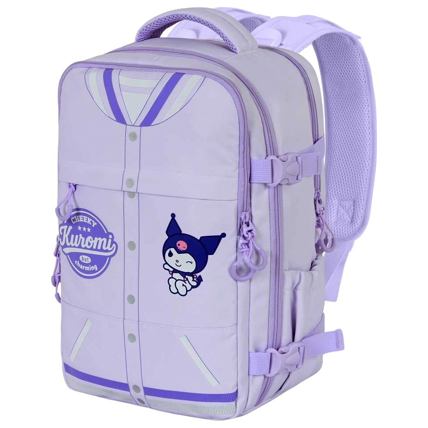 Hello Kitty and Friends Kuromi Varsity ruksak 40 cm fotografija proizvoda