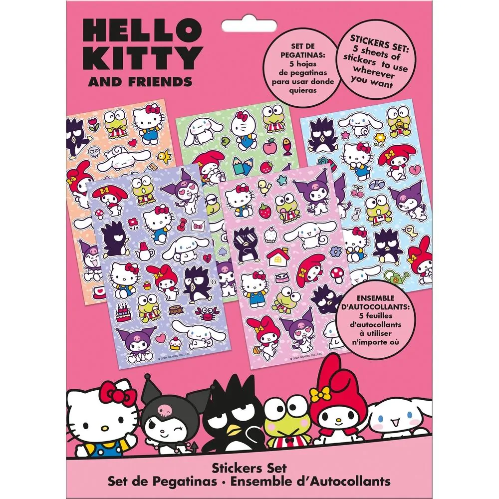 Hello Kitty and Friends Set naljepnica fotografija proizvoda