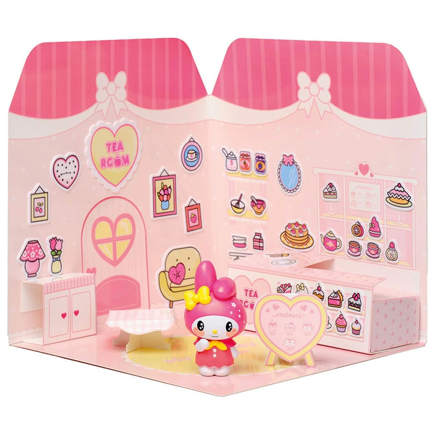 Hello Kitty and Friends Mini figure Sticker House My Melody Tea Room fotografija proizvoda