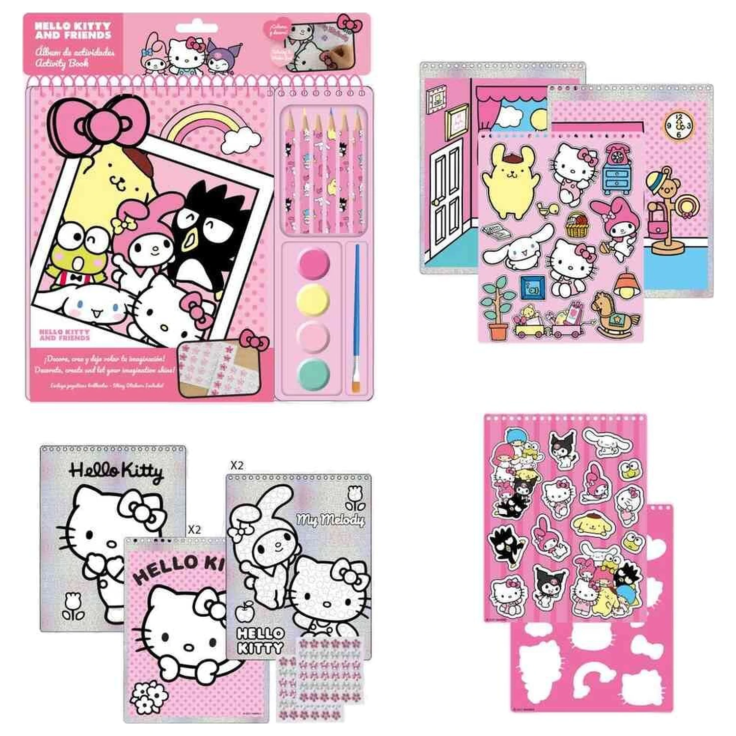 Hello Kitty and Friends bojanka s aktivnostima fotografija proizvoda