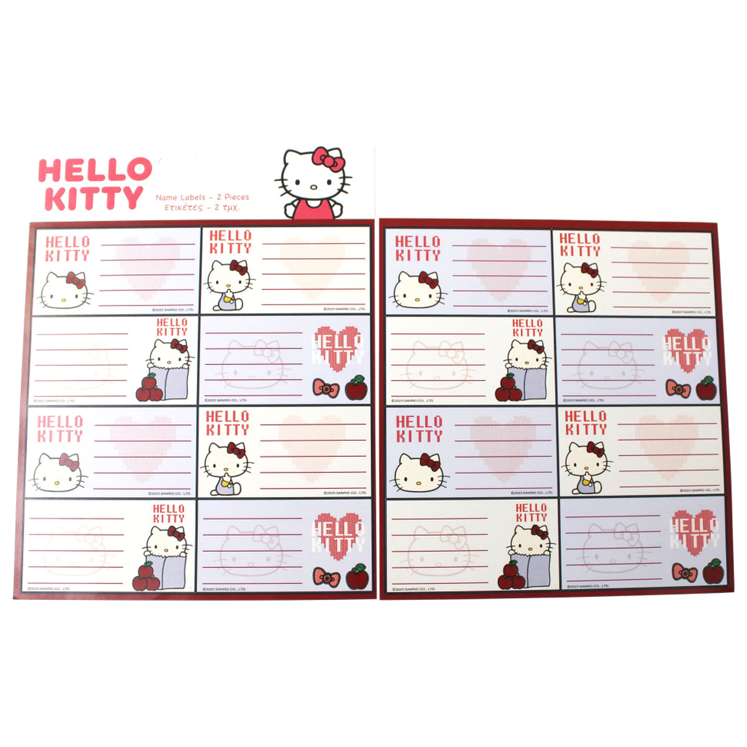 Hello Kitty Apple naljepnica za bilježnicu, 16 komada fotografija proizvoda
