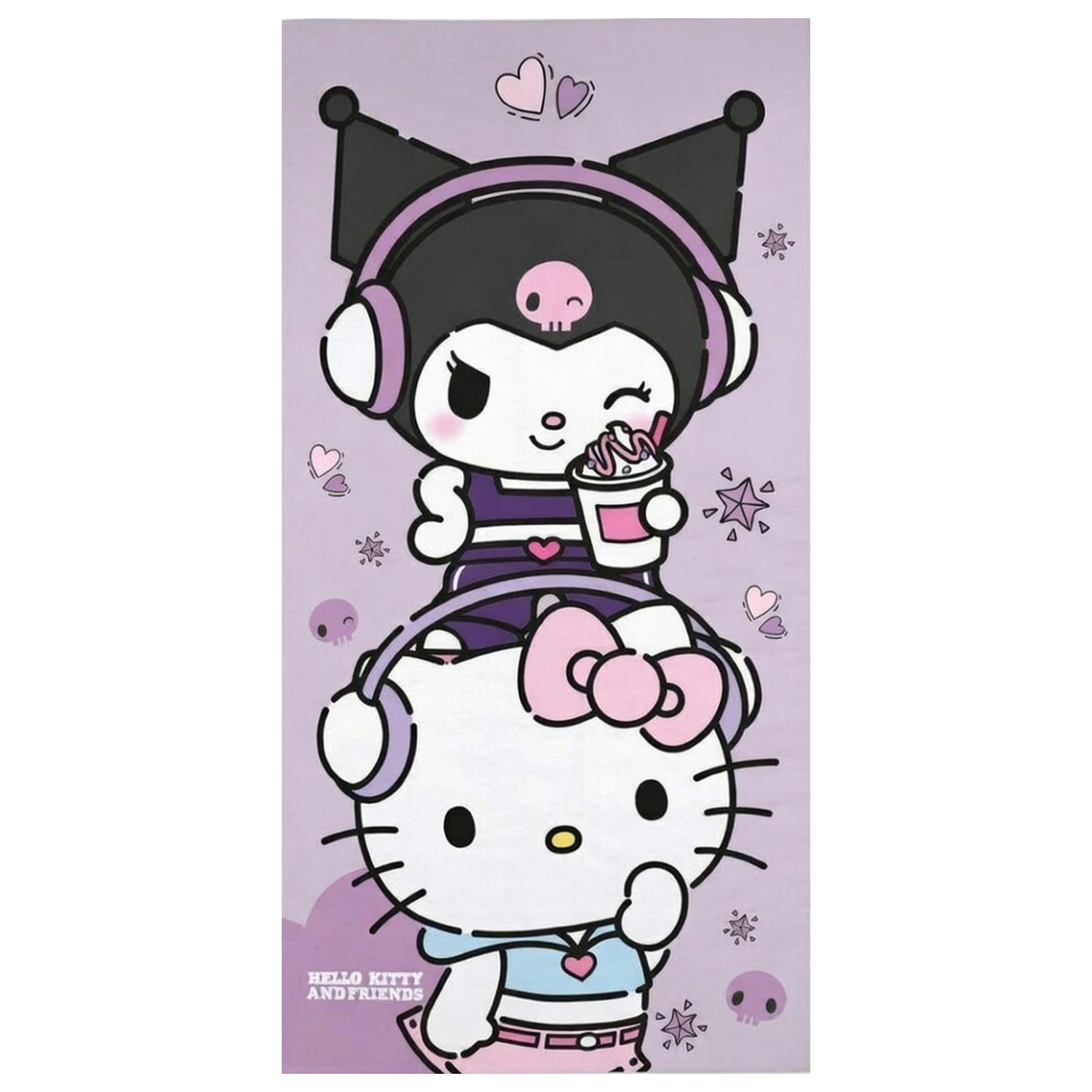 Hello Kitty Ručnik Najboljeg Prijatelja 70x140cm fotografija proizvoda