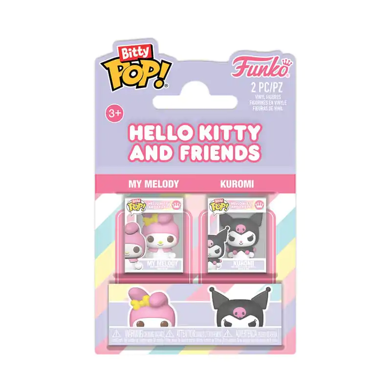 Hello Kitty Bitty Funko POP! vinilne figure, pakiranje od 2 My Melody&Kuromi fotografija proizvoda