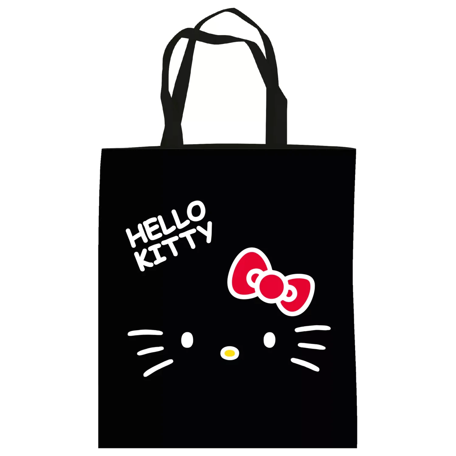 Hello Kitty Crna Platnena Torba, Torba za kupovinu 44 cm fotografija proizvoda