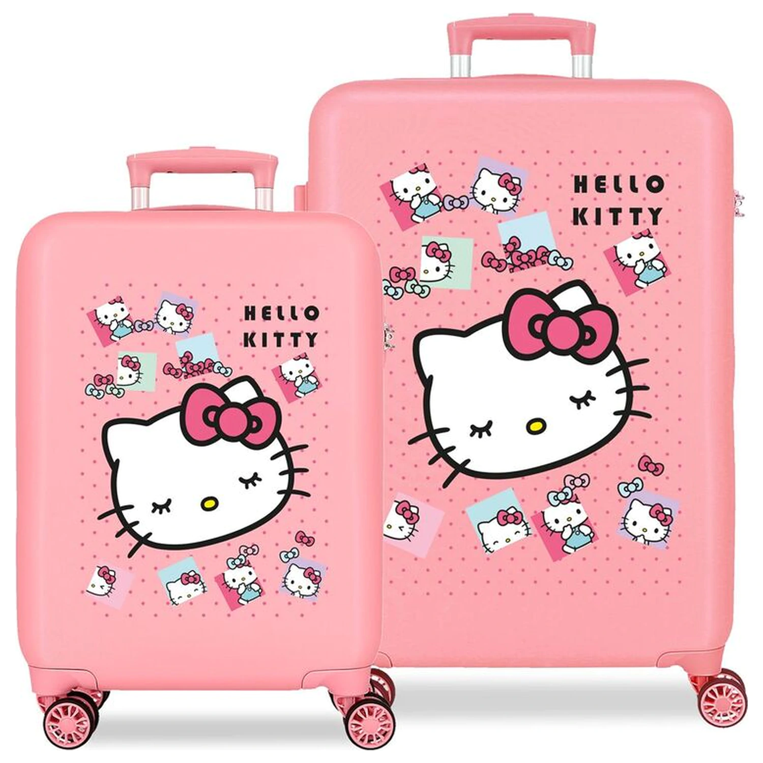 Hello Kitty Bows ABS 2-dijelni set putnih kofera 55/65cm fotografija proizvoda