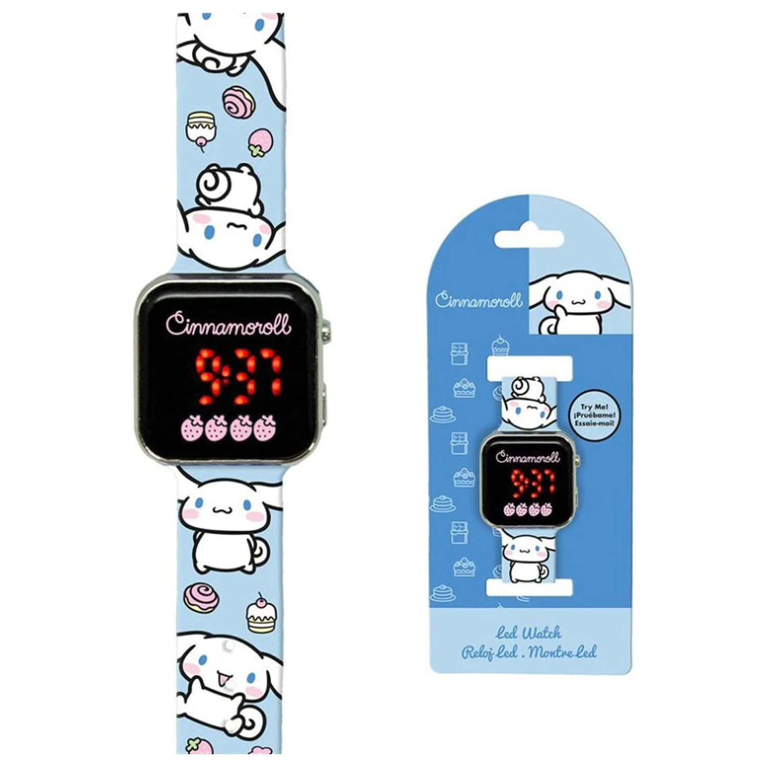 Hello Kitty Cinnamoroll Digitalni LED ručni sat fotografija proizvoda