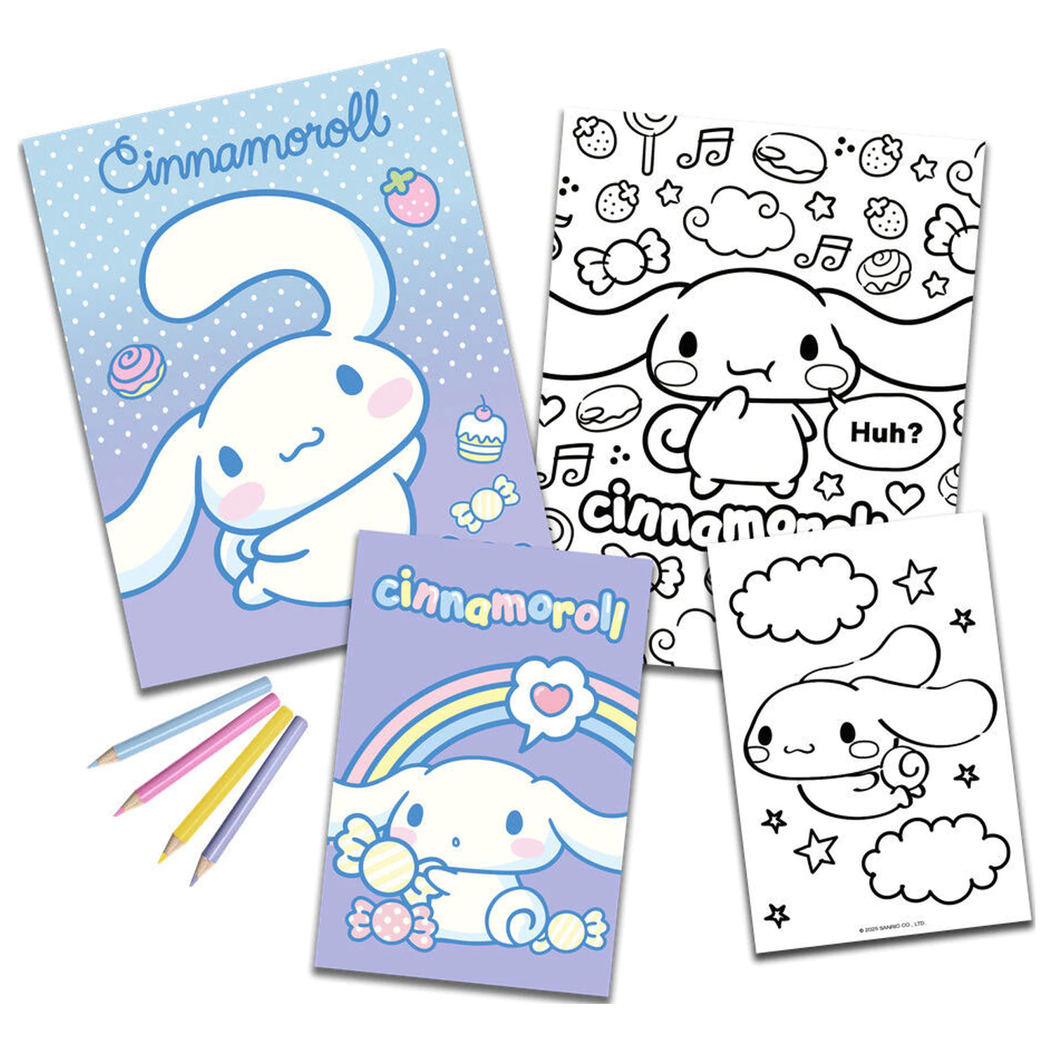 Hello Kitty Cinnamoroll set za bojanje sa naljepnicama fotografija proizvoda