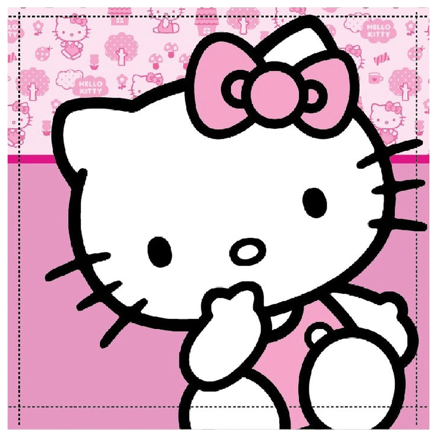 Hello Kitty Cutie ručnik za ruke, ručnik za lice, ručnik 30x30 cm fotografija proizvoda