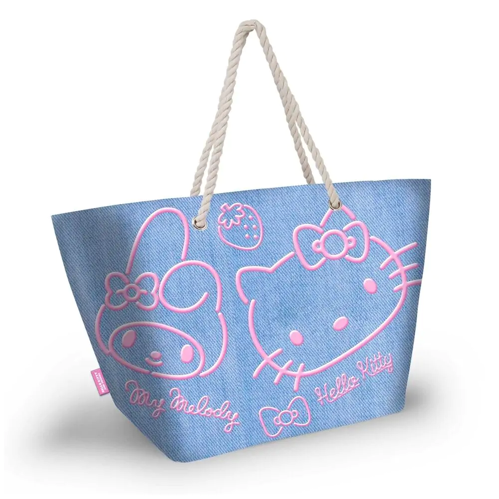 Hello Kitty Denim plaža torba fotografija proizvoda