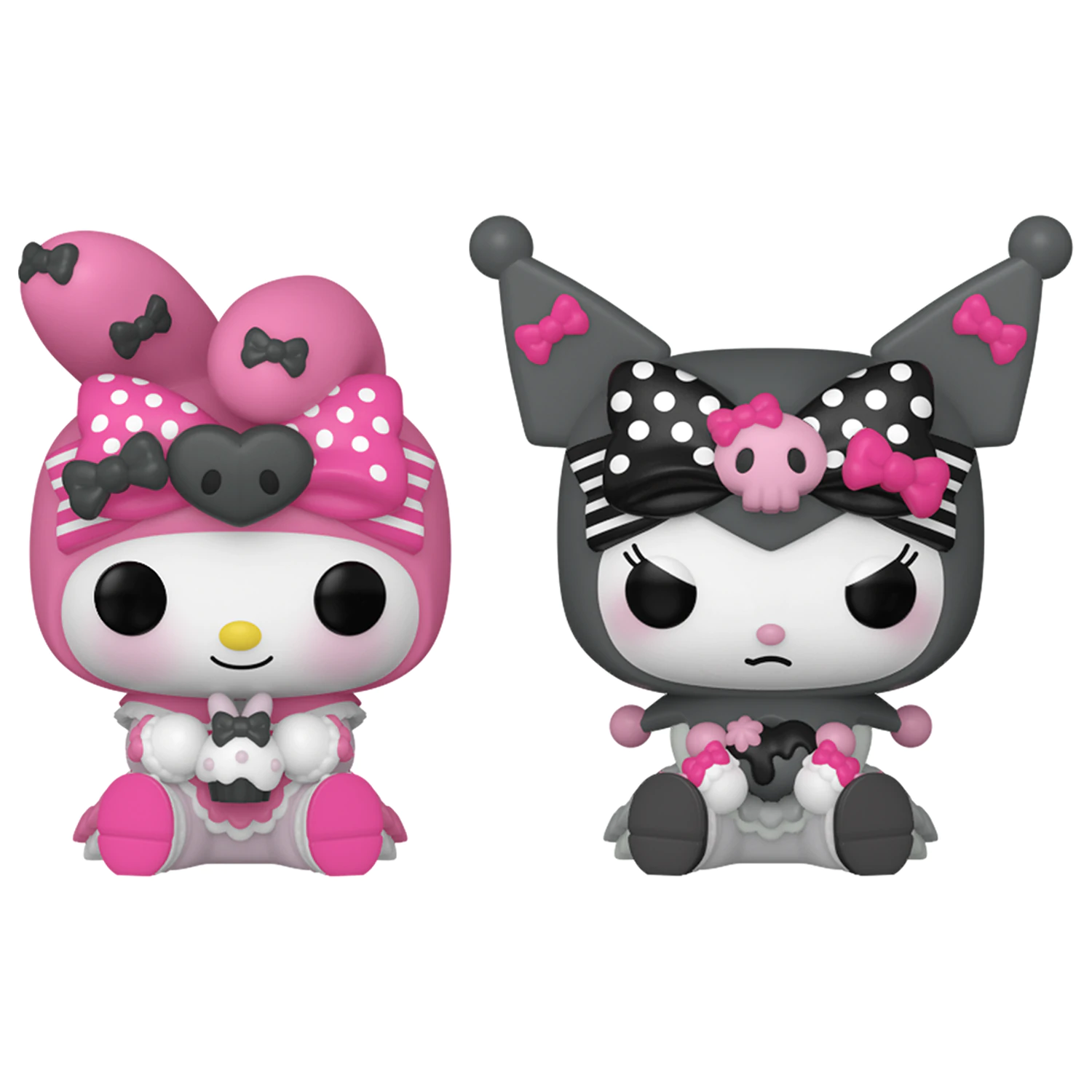Hello Kitty Funko Pocket POP! Vinilne figure 2-paket My Melody & Kuromi 4 cm fotografija proizvoda