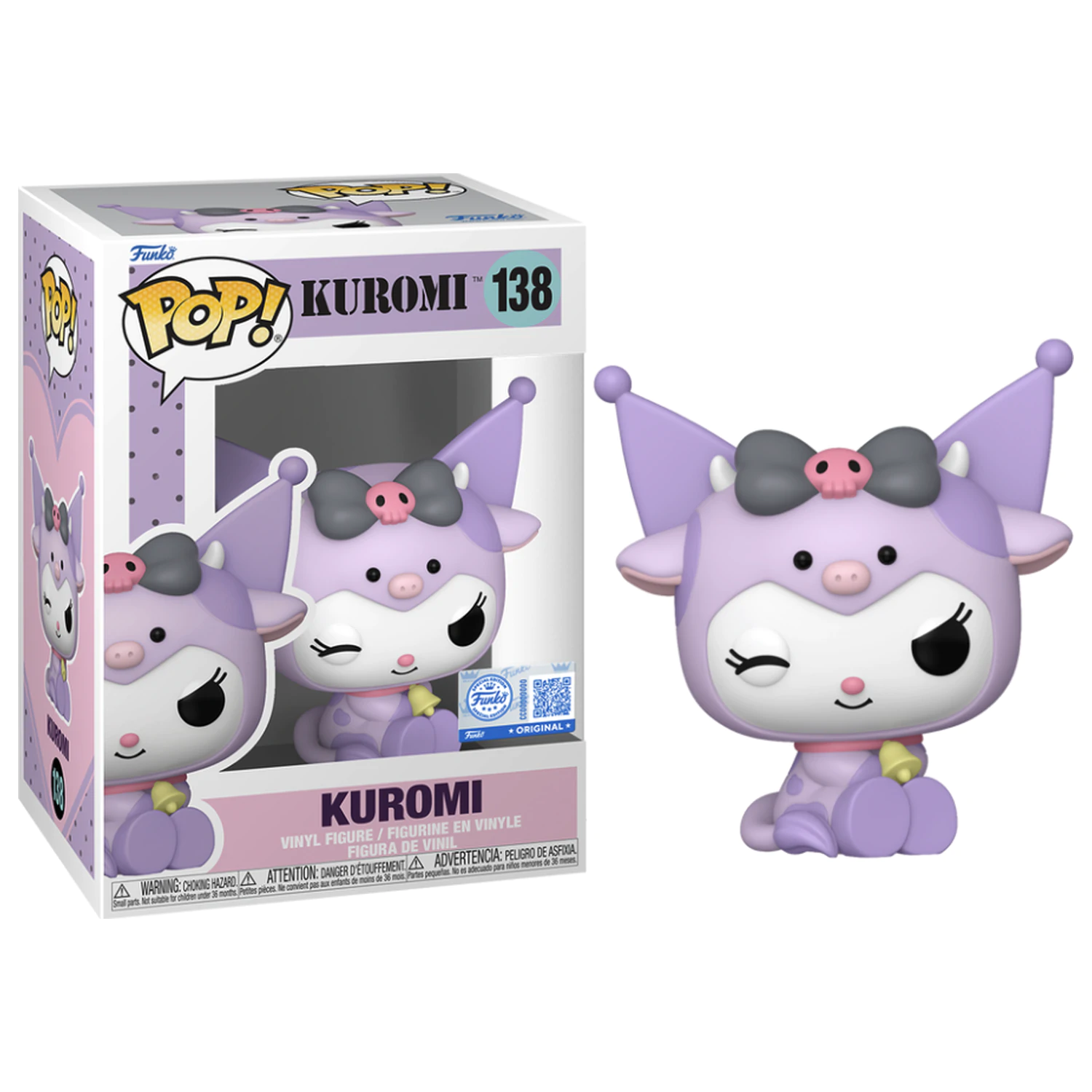 Hello Kitty Funko Pop! Sanrio Kuromi u kostimu krave fotografija proizvoda