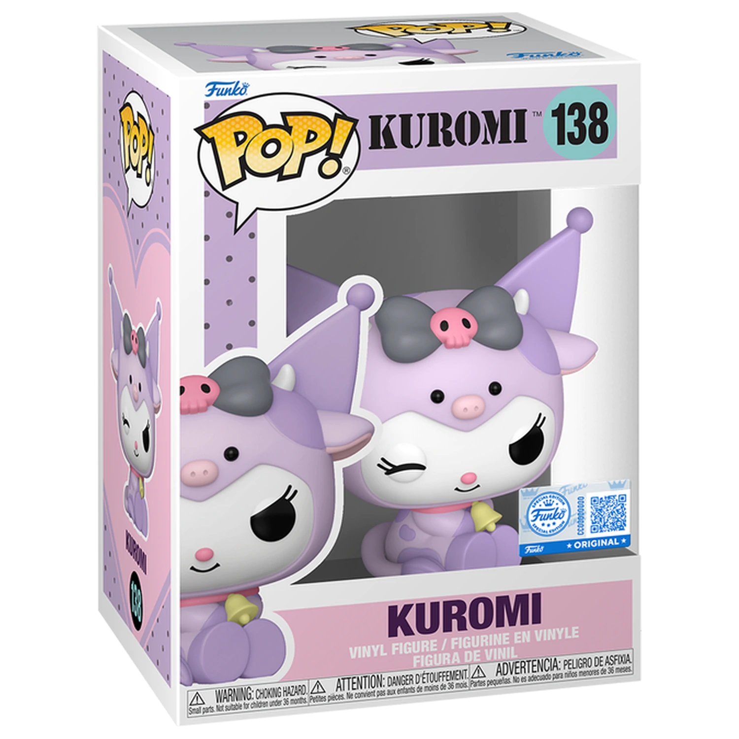 Hello Kitty Funko Pop! Sanrio Kuromi u kostimu krave fotografija proizvoda