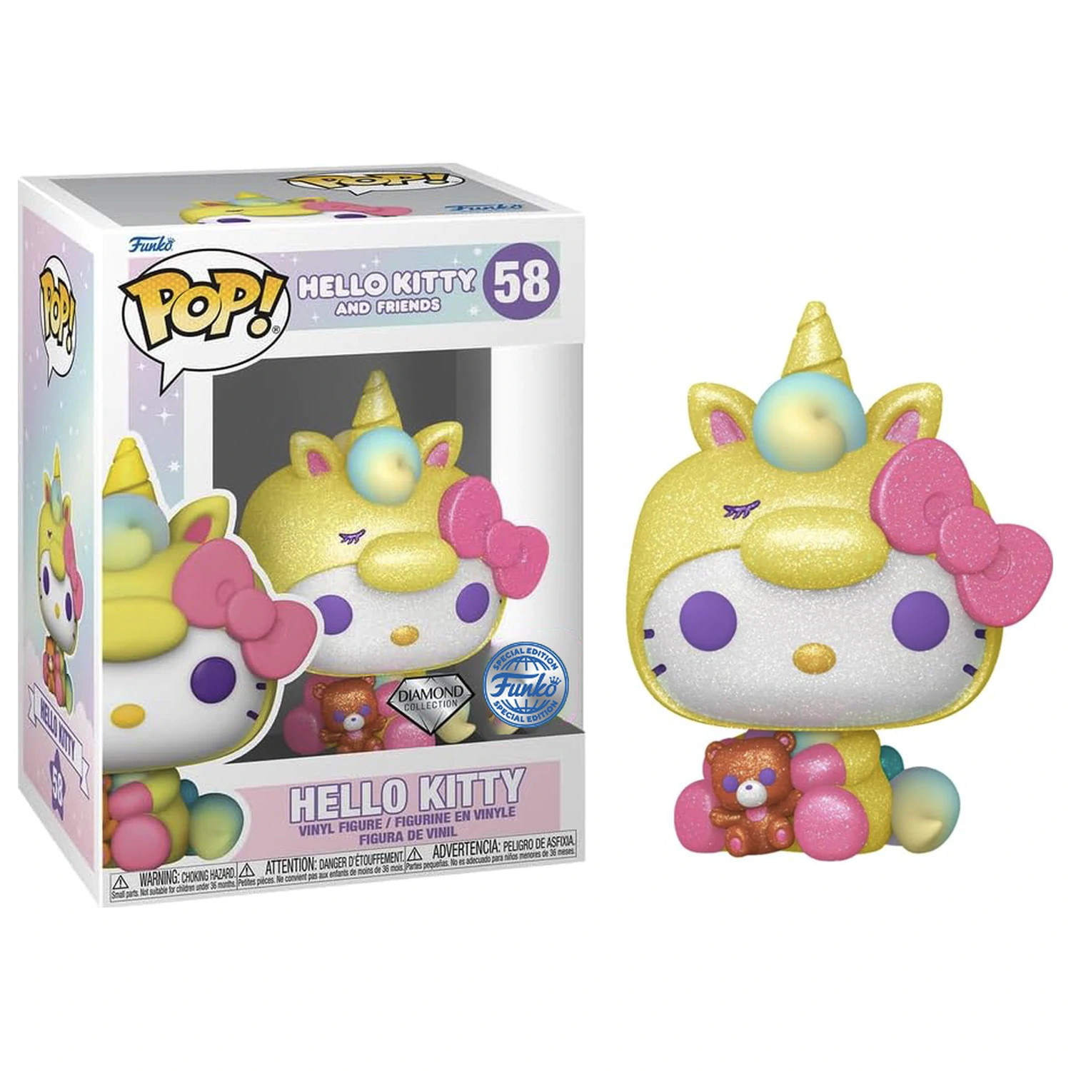 Hello Kitty Funko Pop Sanrio br. 58 Hello Kitty (Diamond) fotografija proizvoda