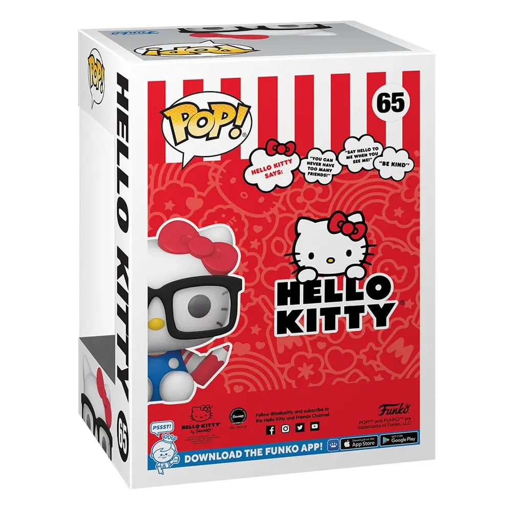 Hello Kitty POP! Sanrio Vinyl Figura Hello Kitty Nerd 9 cm fotografija proizvoda