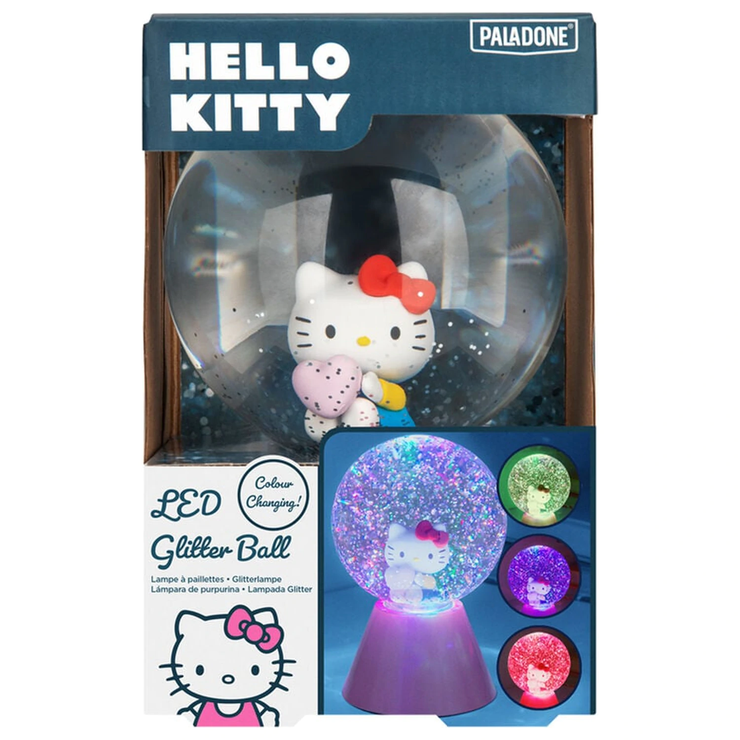 Hello Kitty Glitter LED lampa fotografija proizvoda