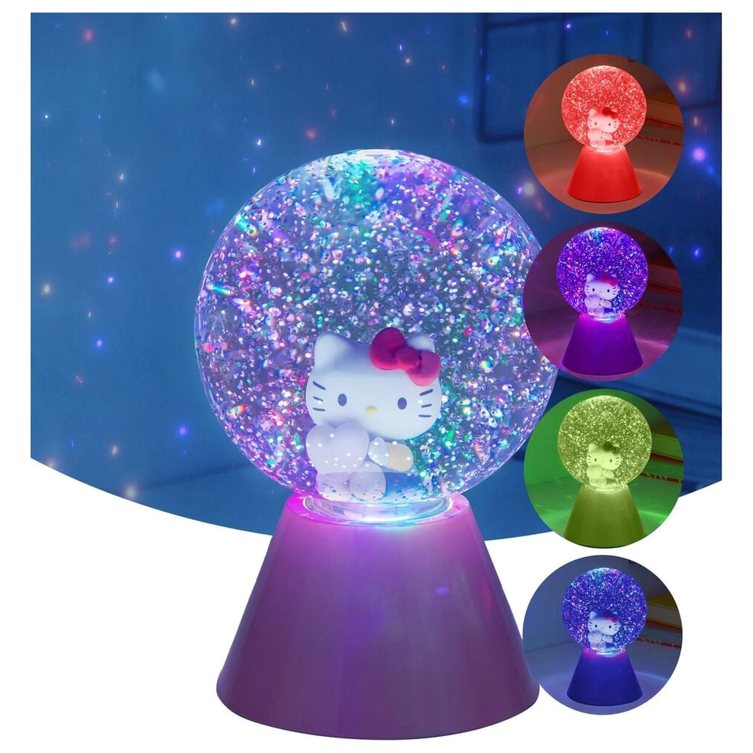 Hello Kitty Glitter LED lampa fotografija proizvoda