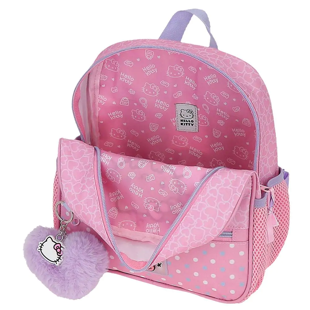 Hello Kitty Hearts & Dots prilagodljiv ruksak 25 cm fotografija proizvoda